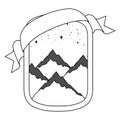 nice mountains insignia