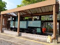 nice nature photography old  Train transportation in hongkong tai po New Territories Museum art collection and historical site Royalty Free Stock Photo