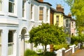 Nice Neighbourhood. Beautiful houses in different colors.