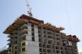 Nice new condo under construction Royalty Free Stock Photo