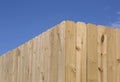 Nice new wooden fence