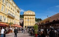 Nice - Old building in the Cours Saleya Royalty Free Stock Photo