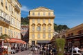 Nice - Old building in the Cours Saleya Royalty Free Stock Photo