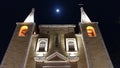 Nice old church facade in Merida, Mexico