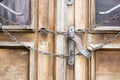 nice old handle and door Royalty Free Stock Photo