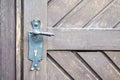 nice old handle and door Royalty Free Stock Photo