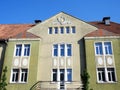 Beautiful old home in Silute town, Lithuania Royalty Free Stock Photo