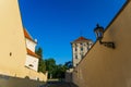 Nice old street in Prague Praha