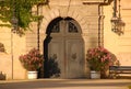 Nice old style palace doors Royalty Free Stock Photo