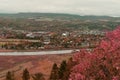 Nice panoramic view on Baie-St-Paul, on the St-Lawrence River