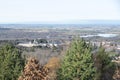 Nice panoramic view of the Real Sitio de San Ildefonso, Segovia, Castilla-Leon, Spain, Europe