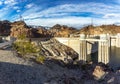 Nice photo of the Hoover Dam, located on the course of the Colorado River. Royalty Free Stock Photo