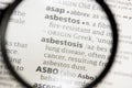 Asbestosis word or phrase in a dictionary