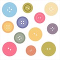 Nice picture with colored buttons Royalty Free Stock Photo