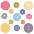 Nice picture with colored buttons Royalty Free Stock Photo