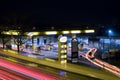 A nice picture a JET gasstation with light streaks