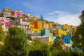 Colorful Houses of Guanajuato, Mexico Royalty Free Stock Photo