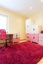 Nice pink room for girls Royalty Free Stock Photo