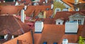 nice prague roofs Royalty Free Stock Photo