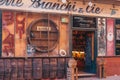 Nice, Provence / France - September 28, 2018: Cool vintage style alcohol shop