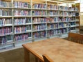 Nice public library interior