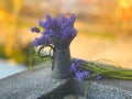 Nice purple flowers in vase