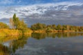 autumn on lake