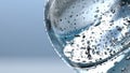 nice reflection of transparent atmospheric water abstract 3d rendering fresh and clean graphic design element material