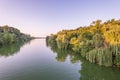 Nice river in a ukrainian forest near Kiev