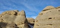 Nice rock formations against a beautiful sky