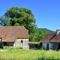 Nice rural landscape in the plains of Transylvania, Romania.