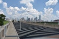 View from Trinity Skyline Trail of Dallas Texas