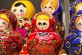 Nice set of typical russian matroschka as a gift from holidays Royalty Free Stock Photo