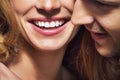 Nice shoot of great smile and white teeth Royalty Free Stock Photo
