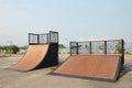 Nice skate and other sports park Royalty Free Stock Photo