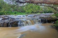 Nice small waterfall Royalty Free Stock Photo