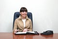 nice,smiling secretary Royalty Free Stock Photo