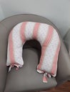 Nice and soft colored pillow or pillow for breastfeeding,
