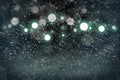 nice sparkling glitter lights defocused bokeh abstract background with sparks fly, festal mockup texture with blank space for your Royalty Free Stock Photo