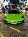 Nice sport car on Hong Kong street