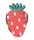 nice strawberry illustration Royalty Free Stock Photo