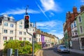 Nice street view in the historic part of Folkestone England