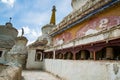 Nice stupa at Lamayuru or Yuru Monastery is a Tibetan Buddhist monastery in Lamayouro, Leh district, India