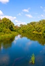 Nice summer day on river