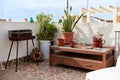 Nice summer terrace Royalty Free Stock Photo