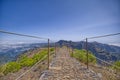 Nice sunset over mountains in Madeira - Portugal Royalty Free Stock Photo