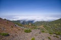 Nice sunset over mountains in Madeira - Portugal Royalty Free Stock Photo