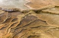 Nice texture background from Mammoth Hot Springs at Yellowstone National Park