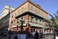 Nice, 5th september: Historic Building from old Cours Saleya Market of Nice Royalty Free Stock Photo