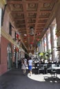 Nice, 5th september: Historic Building pathway from Place de L` Ile de Beaute on Port Lympia in Nice